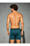 Green Solid 4-Way Stretch Trunks - 5