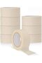 Heavy Duty Masking Tape (Ivory, 2in x 20 Yard) Pack of 8 - 2