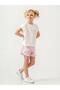 Girl's Tie-Dye Patterned Shorts Set - 5