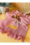 Pumpkin Embroidered Frilly Kitchen Cloth / Cover~1 Piece - 3