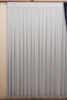 Seamless Plain Stitching Striped Model Tulle Curtain,Vertical Stripes Off-White Tulle Curtain That Does Not Want to Iron - 5