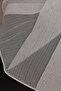 Seamless Plain Stitching Striped Model Tulle Curtain,Vertical Stripes Off-White Tulle Curtain That Does Not Want to Iron - 3