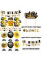 Balloon Kit,100Pcs Black&Gold Ramadan Mubarak Decor,EID Balloon and Flag Party Decoration Set - 4