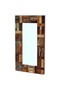Mirror Solid Reclaimed Wood 80x50 cm - 5