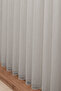 1-2,5 Normal Pile Ulak Model Tulle Curtain, Vertical Stripes Off-White Ironing Unwilling Tulle Curtain - 3