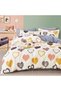 King Size Percale Double Bedding Set Printed 100% Cotton - 2