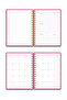 Hard Cover A5 Spiral Agenda (Timeless Planner Agenda) Pink - 4