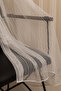 Seamless Plain Stitching Chain Model Tulle Curtain, Vertical Stripes Off-White Ironing-Free Tulle Curtain - 3