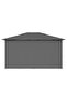 Garden Marquee with Curtains 4x3 m Anthracite - 5