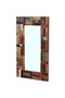 Mirror Solid Reclaimed Wood 80x50 cm - 4