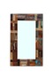 Mirror Solid Reclaimed Wood 80x50 cm