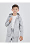 Grey Full Zip Hoodie with Pockets