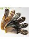 Handmade Double Headed Peacock Patterned Antistatic Hair Care Unisex Bone Comb Made of Natural Horn