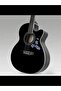 Orchid Black Elegance 41-Inch Full Size Acoustic Guitar – With Premium 5mm Padded Bag