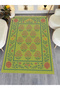 Mosso Floral Detailed Woven Base Modern Decorative Carpet Mosso142 - 6