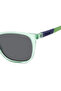 للجنسين الأخضر المدخن العضوي المستقطب (الأشعة فوق البنفسجية) الزجاج العظام إطار مغلق مستطيل النظارات الشمسية PLD8058/S - 4