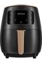 Digital Air Fryer, 6L Capacity, 8-in-1 Functions with Touch Display, Black and Gold - 2