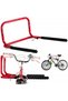 Wall bracket for parking 2 bicycles, maximum 40kg, 50cm, red - 6