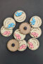 Wooden Newborn Magnet with Round Elephant Figure - 20 Pieces - 4