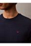 تي شيرت Ck Lv040hm265 Ss Smooth Cttn Solid Crewneck للرجال - 4