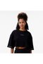 Star Chevron Printed Women's Black T-Shirt - 4
