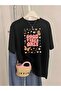 Good Vibes Only Printed Oversize Crew Neck T-Shirt