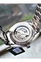 Automatic Silver-Green Color 10 Atm Waterproof Steel Cord Steel Case Men Wristwatch 1132.370 - 6