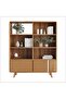 Wooden Mesh Rattan Patterned Self-Adhesive Laminated Cabinet, Dresser, Nightstand Covering Foil - 3