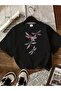 Yusufçuk Printed Oversize Crew Neck T-Shirt