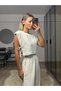 Hope Beige Bamboo Linen Blouse Trousers Set - 4