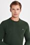 Men's Slim Fit Slim Fit Cotton Thessaloniki Fabric Crew Neck Green Sweatshirt - 2