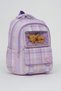 Lilac Girl's Primary School Bag, Korean Style Teddy Bear, 3-Piece Lunch+Pen Holder+Bag, 40X28Cm