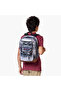Solid Backpack with Adjustable Straps and Zip Closure - 21x31x44 cms - 2