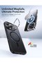 iPhone 16 Pro Halolock Mag Safe Classic Hybrid Silicone Case with Stand - Camera Control Button - 2