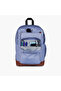 Solid Backpack with Adjustable Straps and Zip Closure - 21x31x44 cms - 6