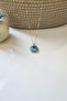 Polar Star Model Enamel Openable Square Cover Picture Zircon Stone Steel Necklace - 3