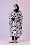 Kimono Pareo - Hijab Pareo - Polka Dot White 240X135 cm - 4