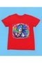 Stil-X Sonic Printed Children's Tshirt, 100% Cotton, Black, White, Red, Yellow