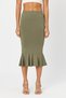 Women's Ruffle Detailed Elastic Waist Skirt - 3