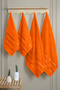 4-Piece Bath Set 100% Cotton 2 Large Bath Towels (70X140Cm), 2 Face Towel Set (50X90Cm)
