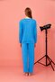 Women's Bamboo Fabric Lace Detailed Long Sleeve Pajama Set - 2