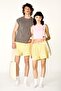 Cats Yellow Striped Boxer Shorts - 4