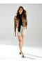 Loose Fit Linen Blend Women's Shorts (S5)