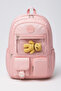 Powder Kawaii Korean Style Backpack, Waterproof Teddy Bear School Bag, 40X28X18Cm