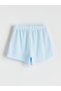 Two Mt Shop Quality Lcw Kids Blue Elastic Waist Plaid Girls' Shorts - 2