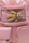 Powder Kawaii Korean Style Backpack, Waterproof Teddy Bear School Bag, 40X28X18Cm - 2