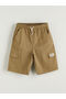 Nevavm Boys' Linen Blend Cargo Shorts with Elastic Waist