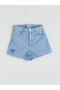 Nevavm Striped Girl's Jean Shorts with a Difference - 2
