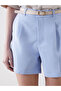 Women's Shorts with Belted Waist - 4