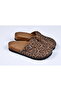 Leopard Cork Sole Girls' Boston Daily Sabo 59463 Daily Slippers